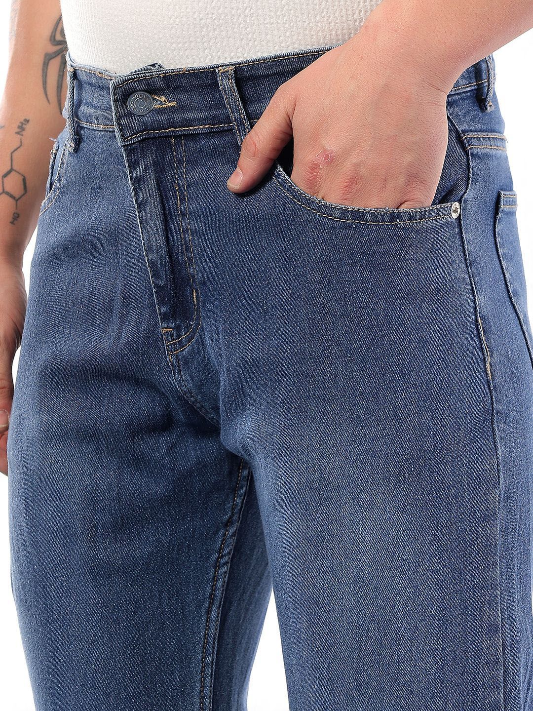 Kotty Men Comfort Regular Fit Mid-Rise Stretchable Jeans