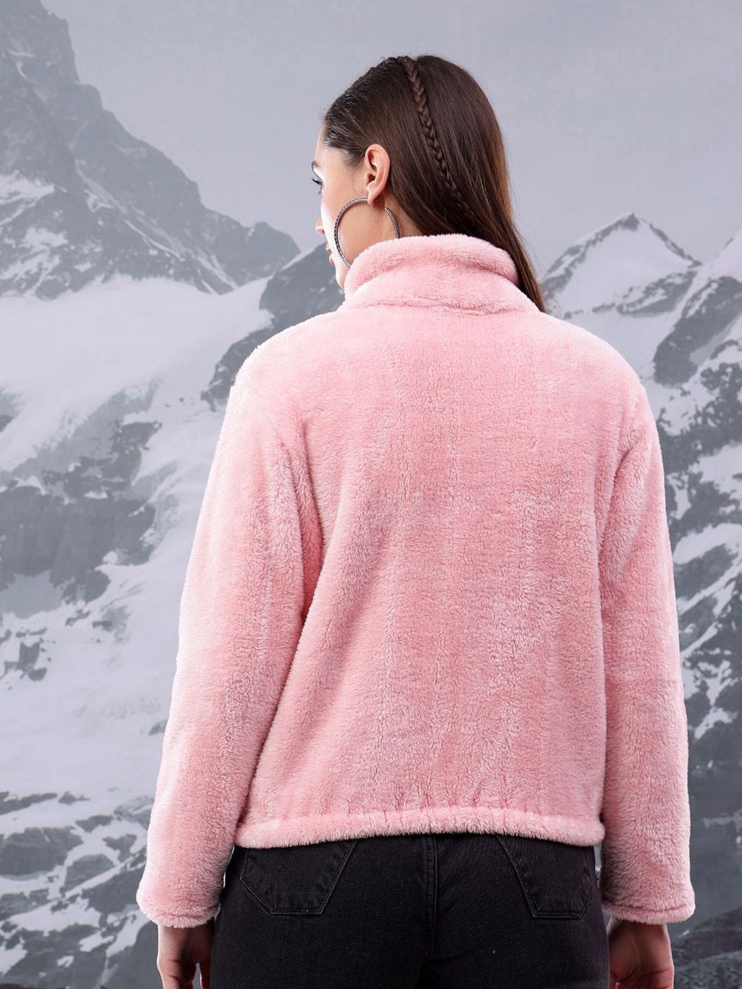 Kotty Women Mock Collar Sweatshirt