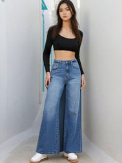 Kotty Women Straight Fit High-Rise Stretchable Jeans