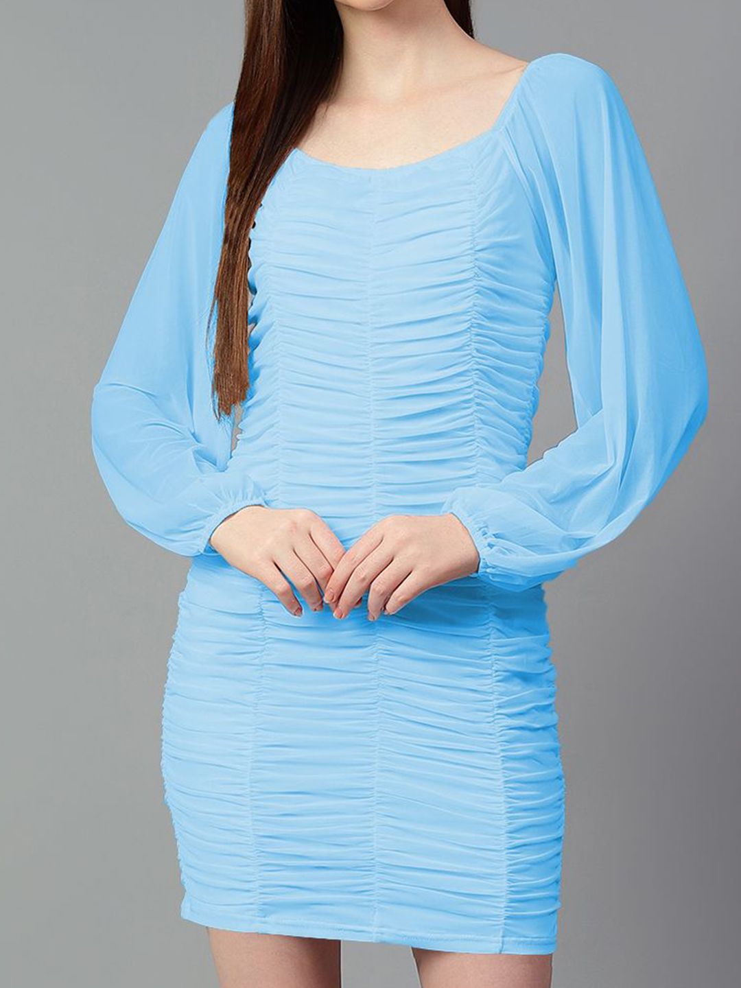 Kotty Bishop Sleeve Bodycon Dress