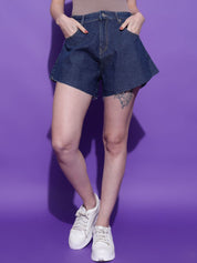 Kotty Women High-Rise Denim Shorts