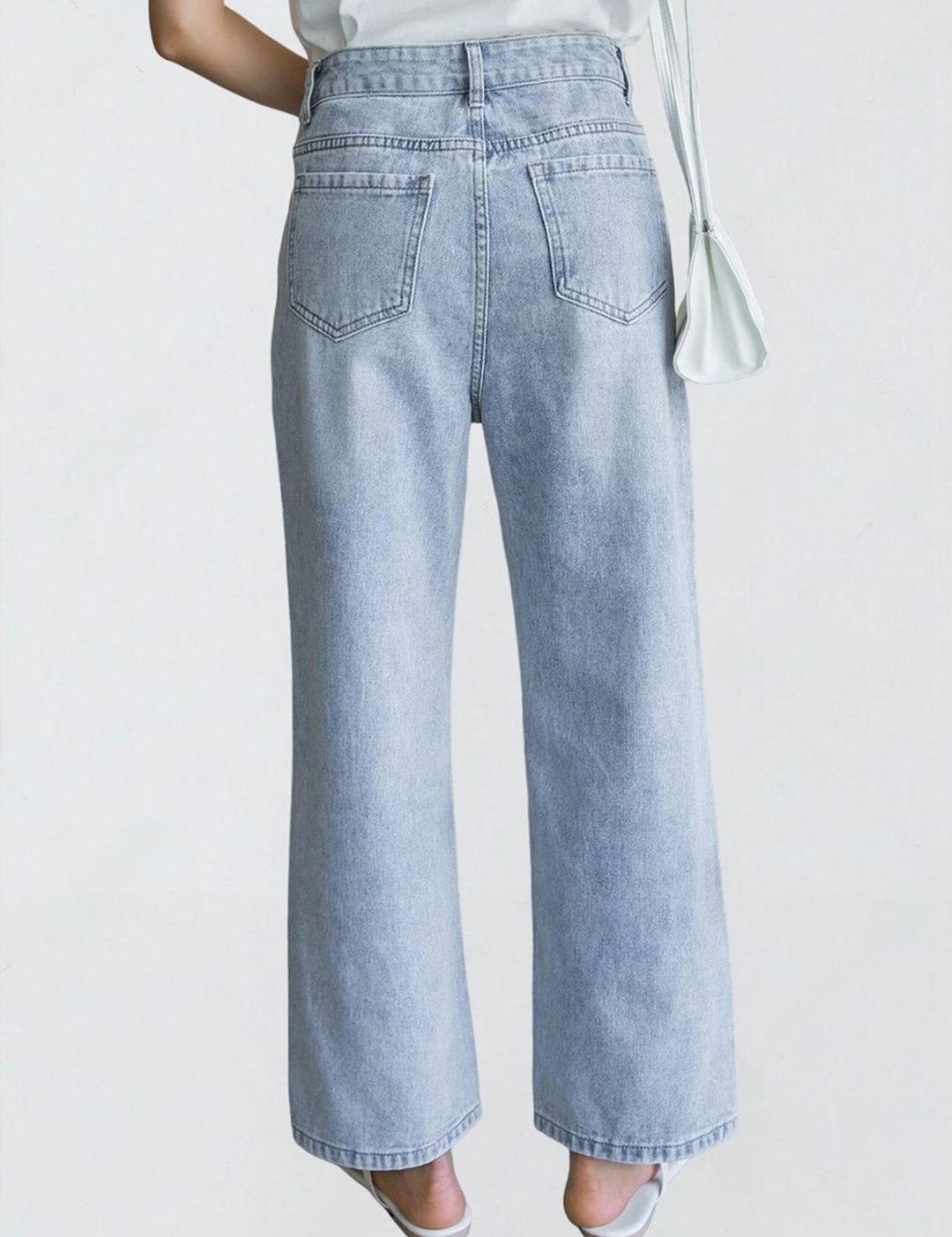 Kotty Women Jean Straight Fit High-Rise Stretchable Jeans