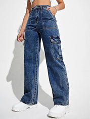 Kotty Women Straight Fit High-Rise Stretchable Jeans