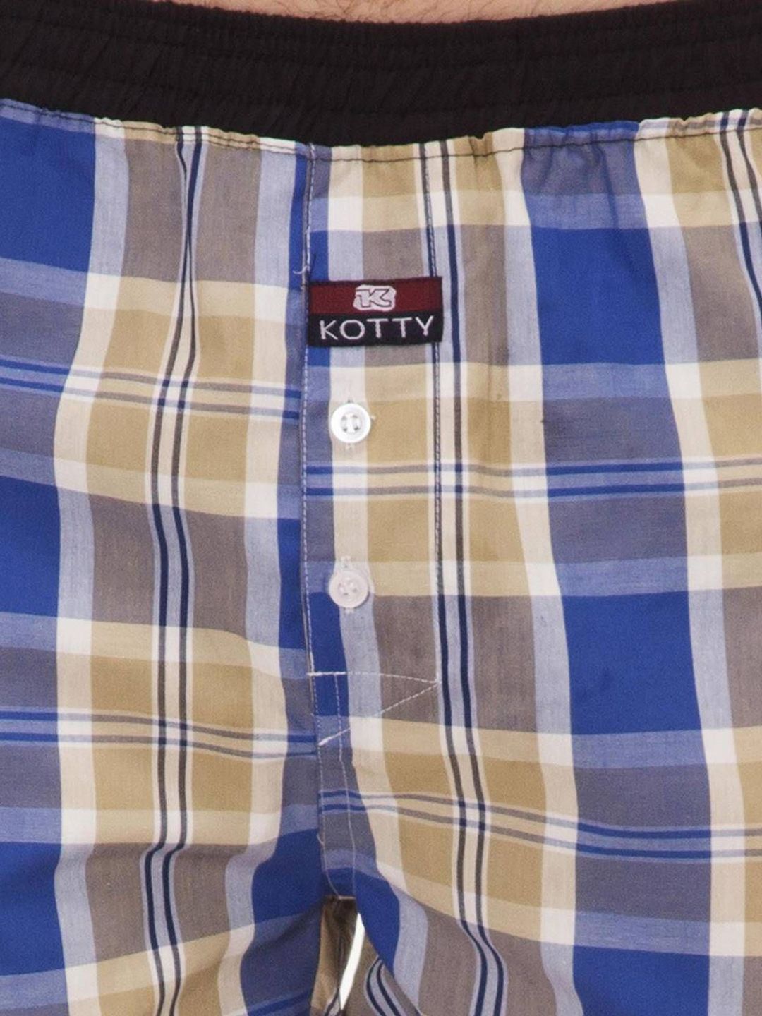 Kotty Men Checked Mid-Rise Boxer KTTNEWBOXER20S