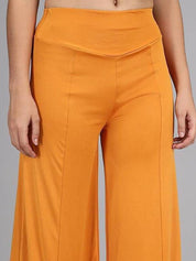 Kotty Women Solid Mid-Rise Regular Fit Trousers