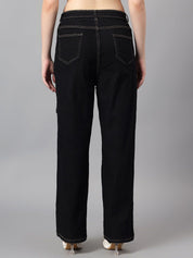 Kotty Women Straight Fit High-Rise Stretchable Jeans