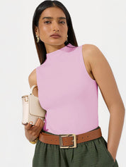 Kotty Women Pack Of 2 High Neck Sleeveless Top