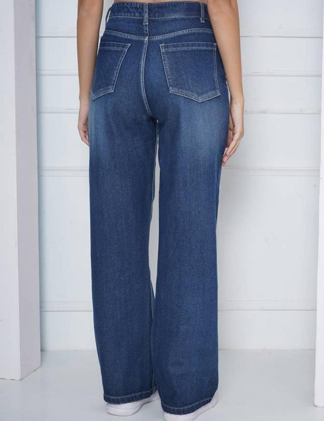 Kotty Women Straight Fit High-Rise Stretchable Jeans