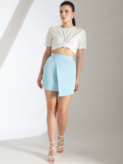 Kotty Wrap Above Knee Skirt