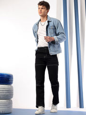 Kotty Men Comfort Regular Fit Mid-Rise Stretchable Jeans 
