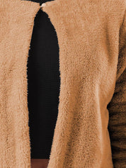 Kotty Women Solid Front-Open Sweatshirt