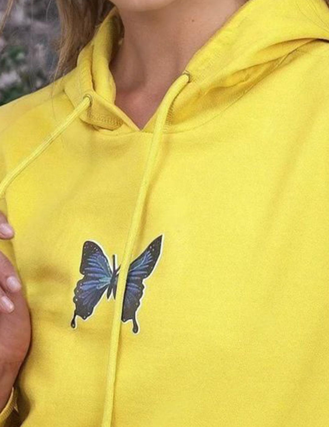 Kotty Women Graphic Printed Hooded Neck Full Sleeve Sweatshirt