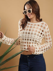 Kotty Embellished Cotton Top