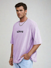 Kotty Men Graphic Printed Round Neck Cotton Oversized T-shirt