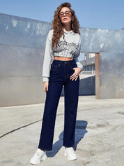 Kotty Women Wide Leg High-Rise Stretchable Jeans