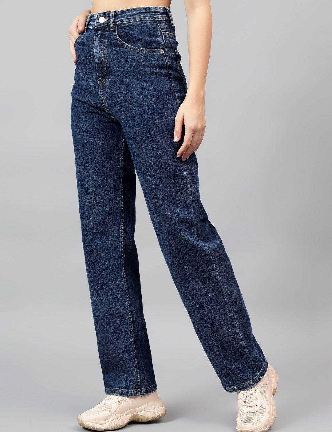 Kotty Women High-Rise Stretchable Cotton Jeans