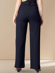 Kotty Women Straight Fit High-Rise Parallel Trouser