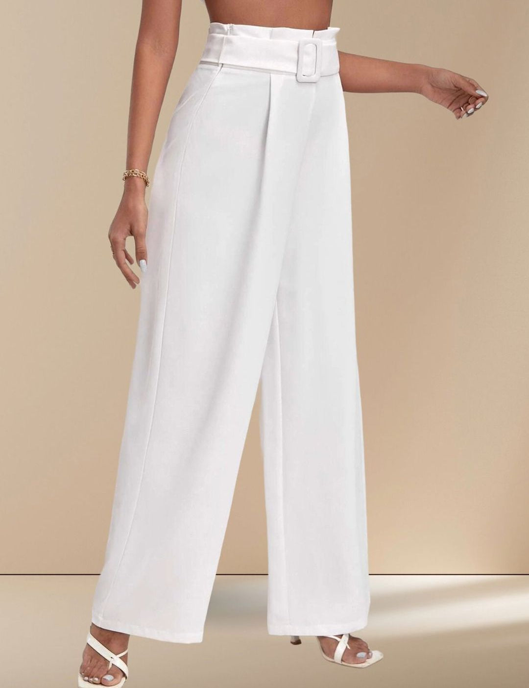 Kotty Women Straight Fit High-Rise Trousers