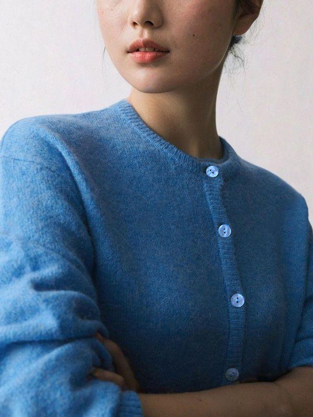 Kotty Women Cotton Front-Open Sweater