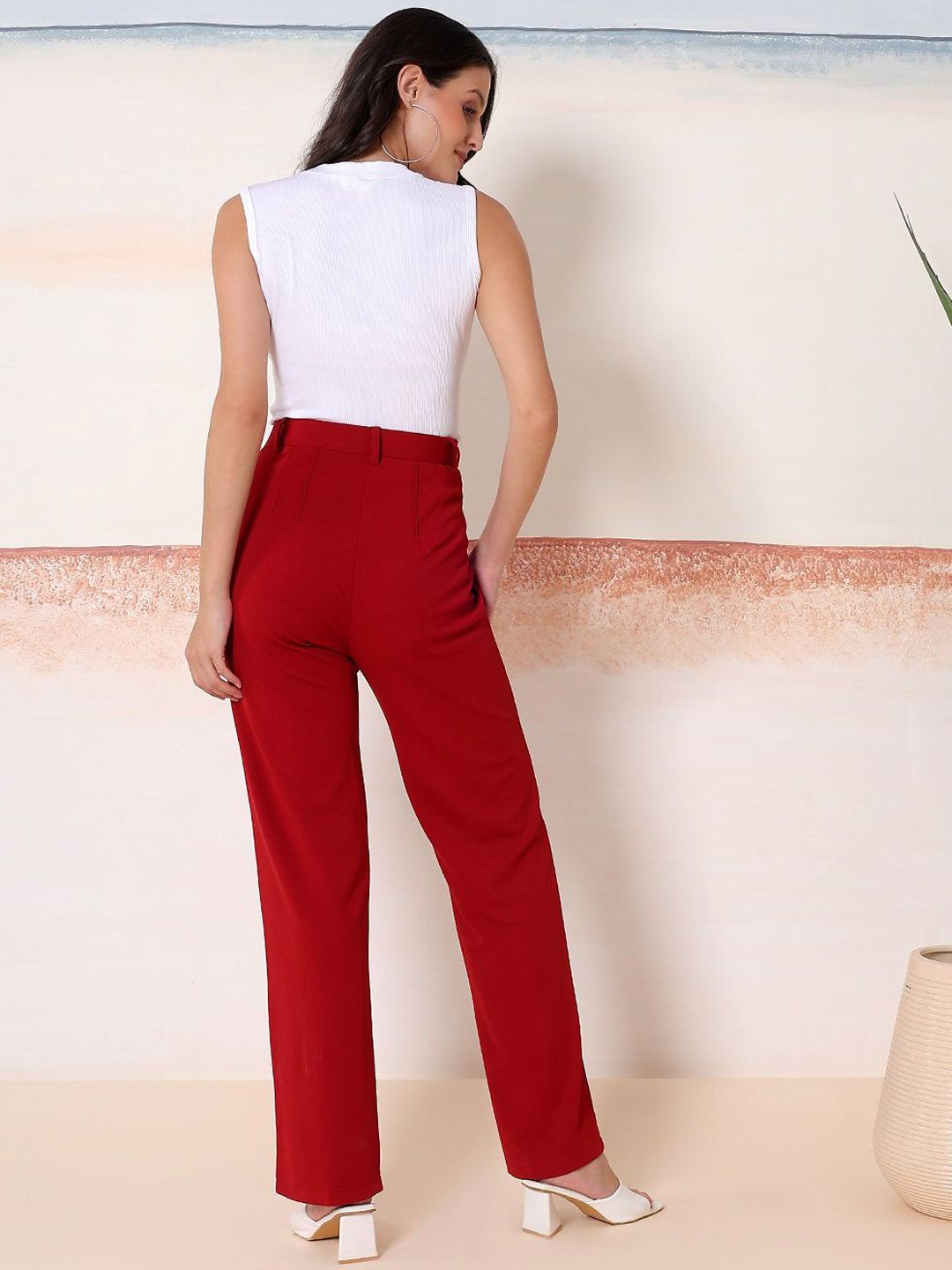 Kotty Relaxed Fit Round Neck Top With Trousers Co-Ords Set