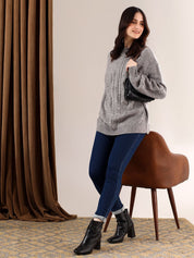 Kotty Women Cable Knit Pullover
