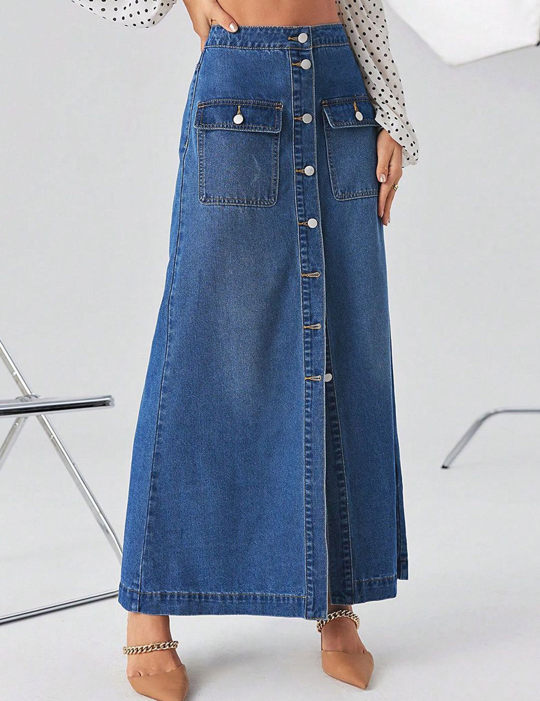  Kotty Straight Midi Skirts