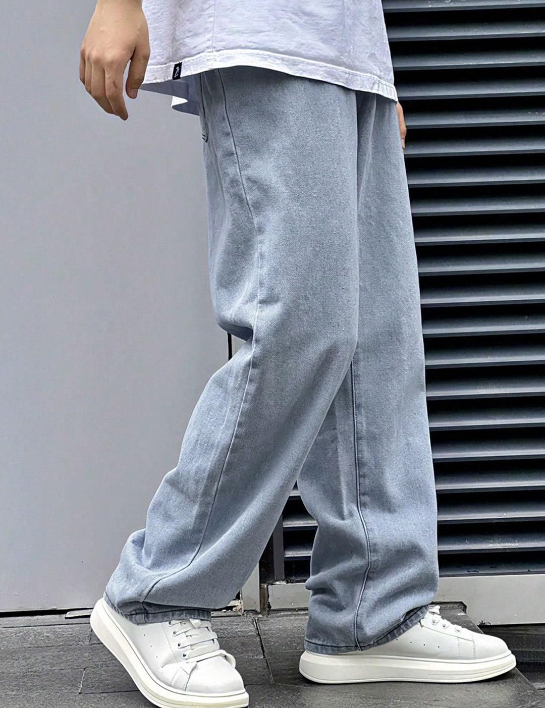 Kotty Men Baggy Fit Low-Rise Stretchable Jeans