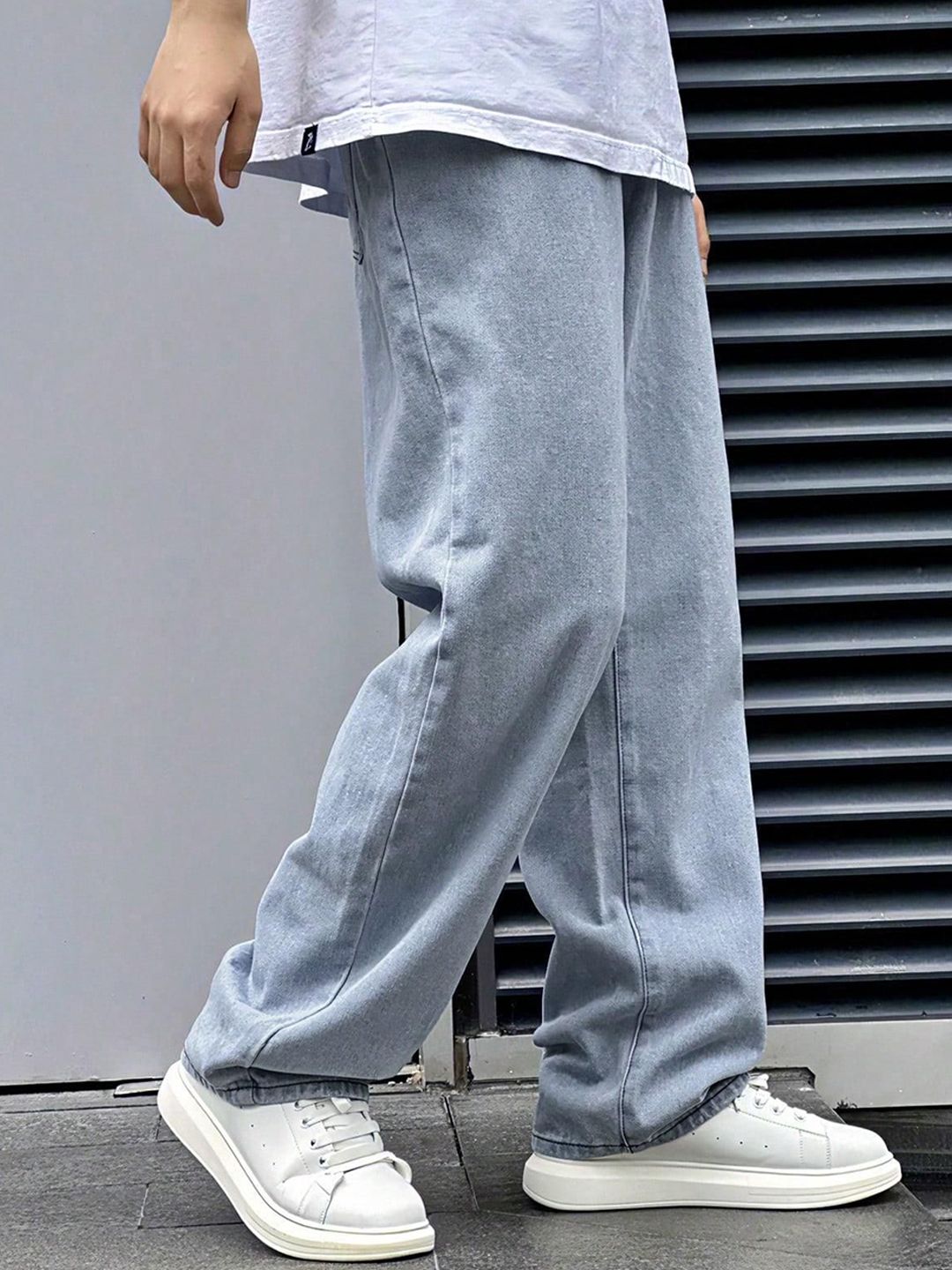 Kotty Men Baggy Fit Low-Rise Stretchable Jeans