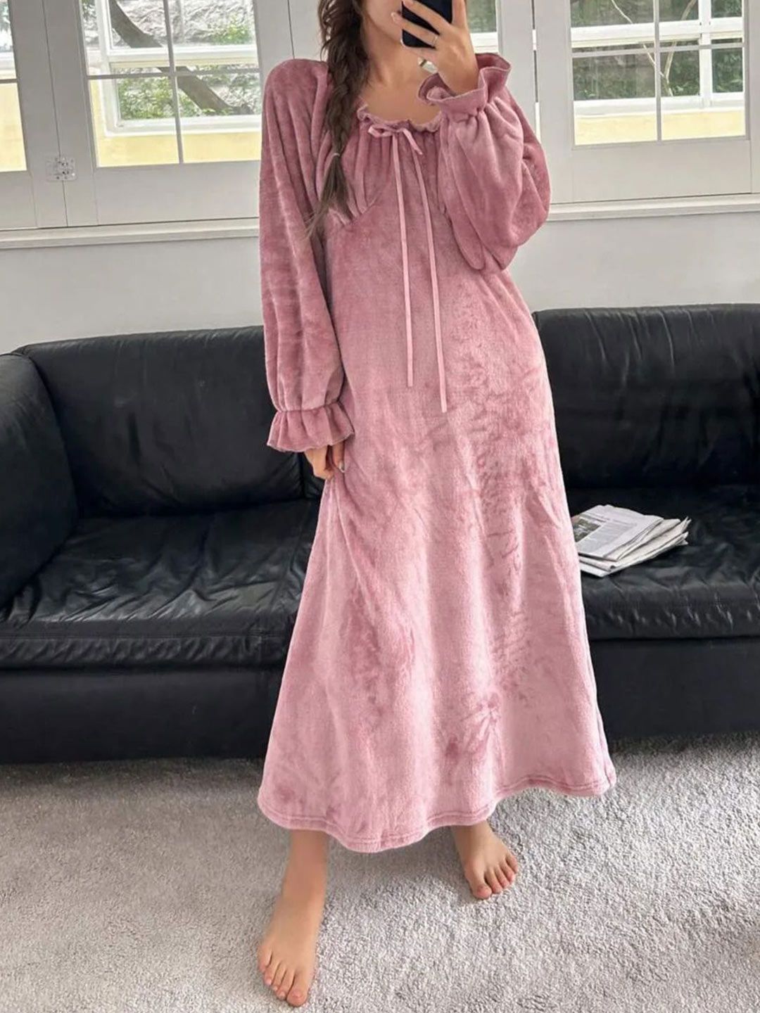Kotty Puff Sleeve Maxi Dress