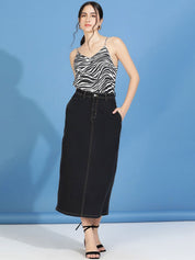 Kotty Straight Midi Skirt