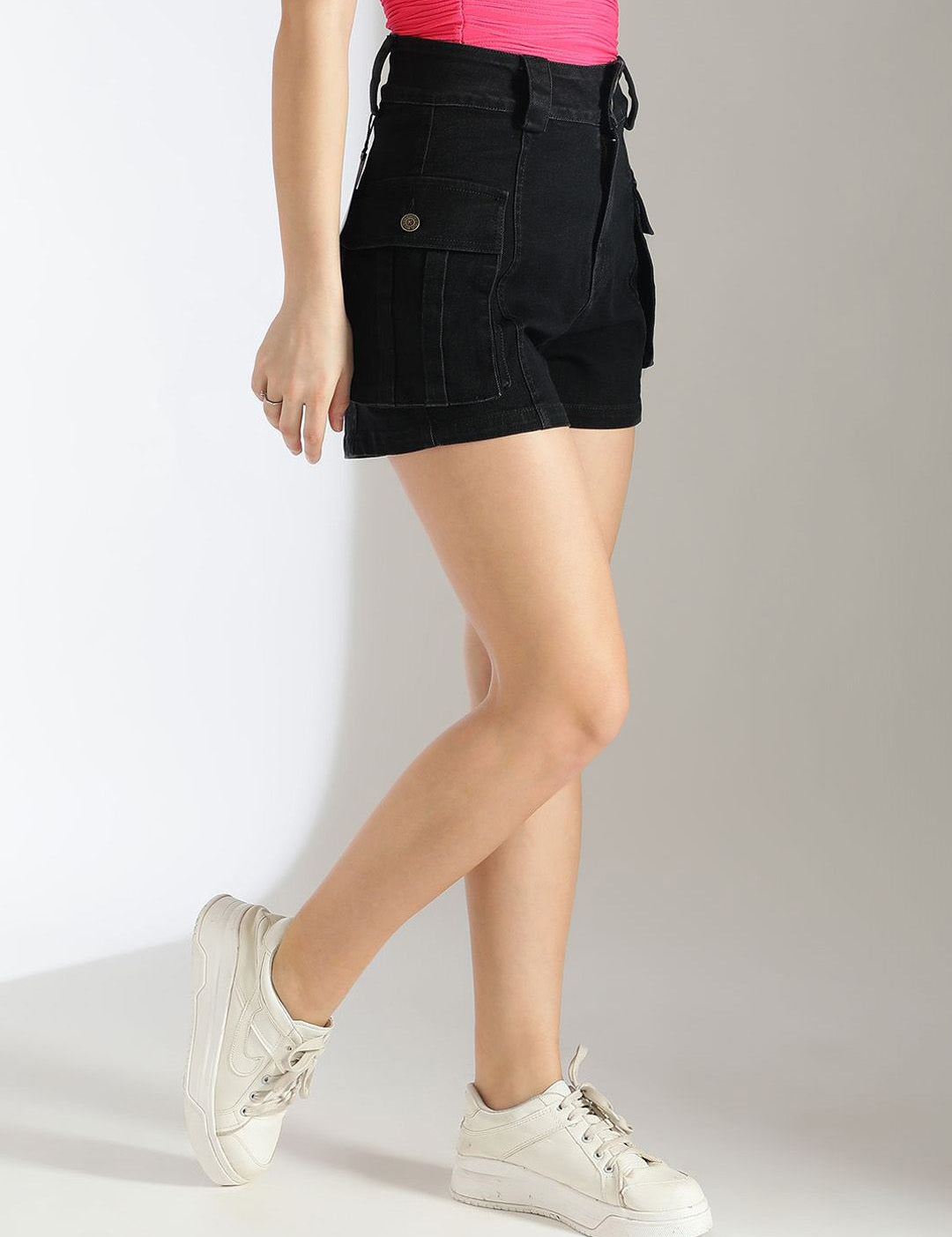 Kotty Women High-Rise Denim Shorts