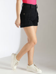 Kotty Women High-Rise Denim Shorts