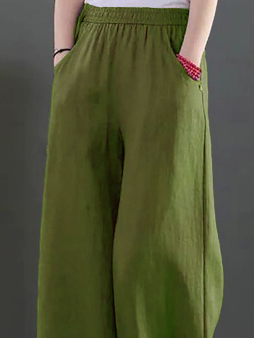 Kotty Women Wide Leg High-Rise Parallel Trousers