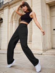 Kotty Women Cotton Straight Fit High-Rise Stretchable Casual Jeans