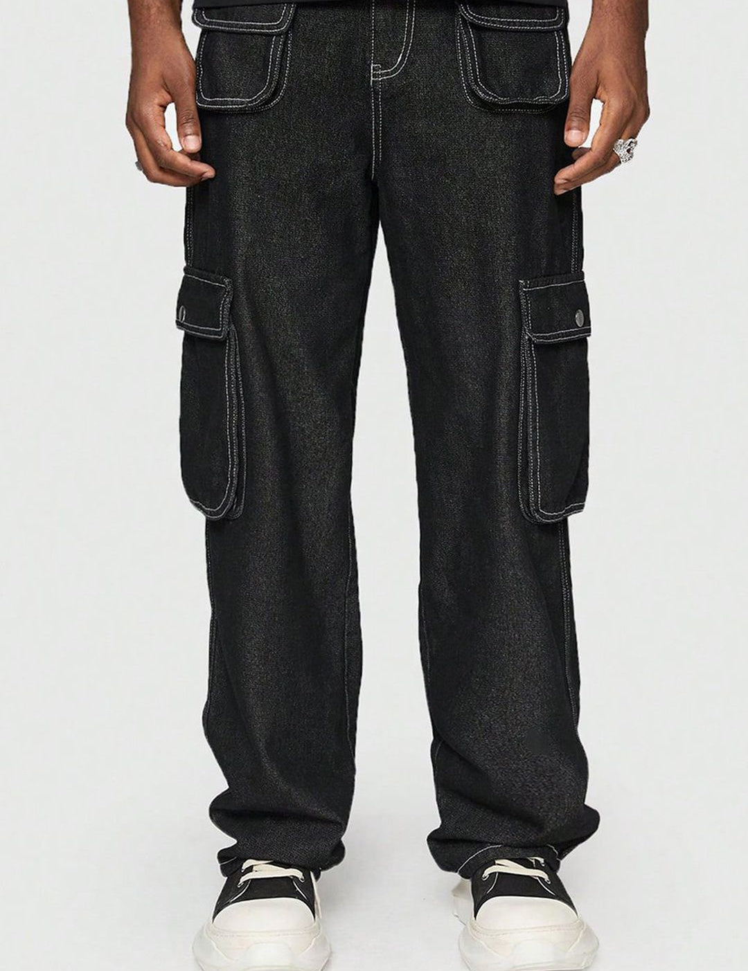 Kotty Men Wide Leg Stretchable Jeans