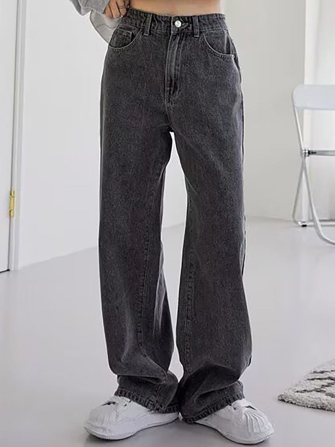 Kotty Women Wide Leg High-Rise Stretchable Jeans