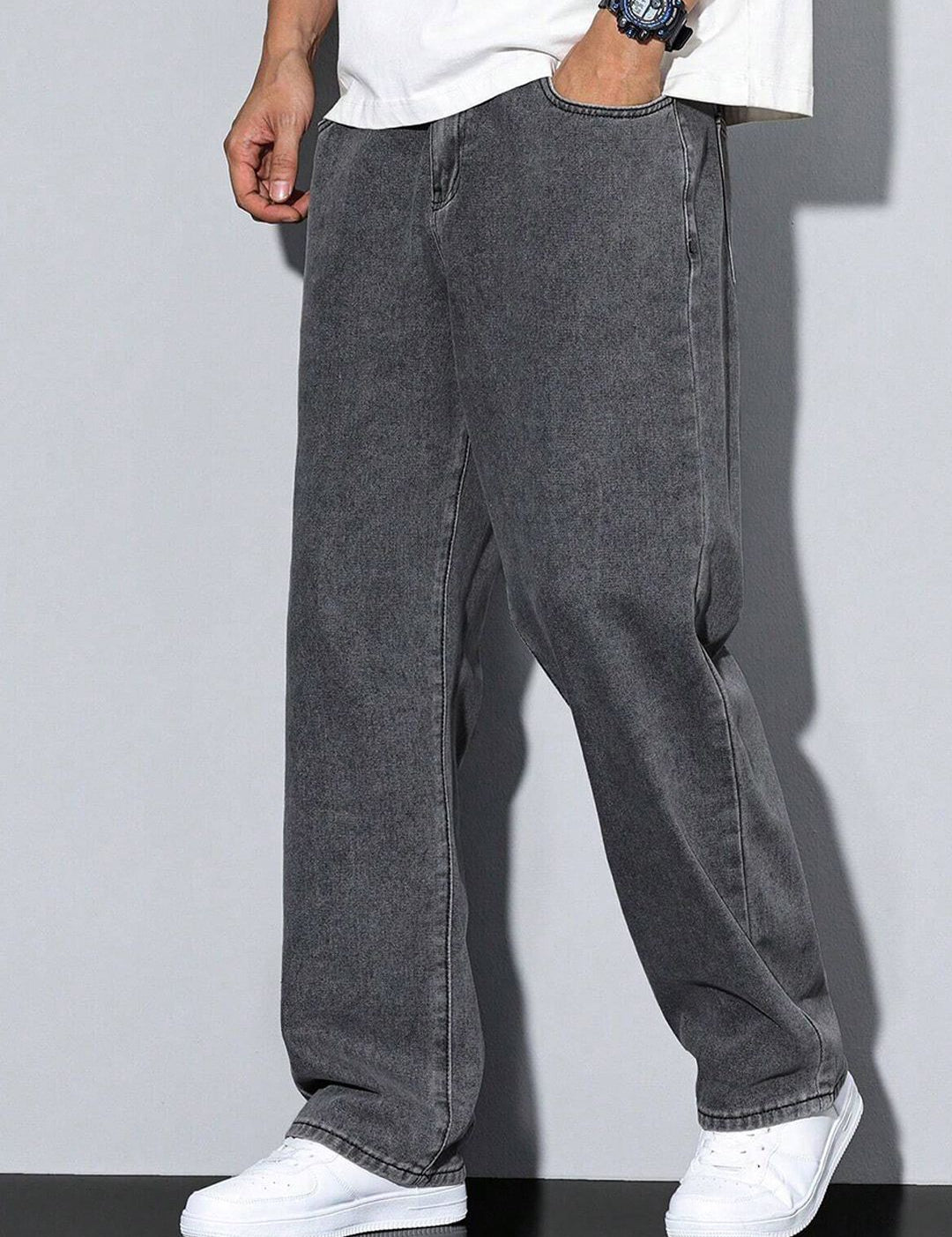 Kotty Men Regular Fit Low-Rise Stretchable Jeans