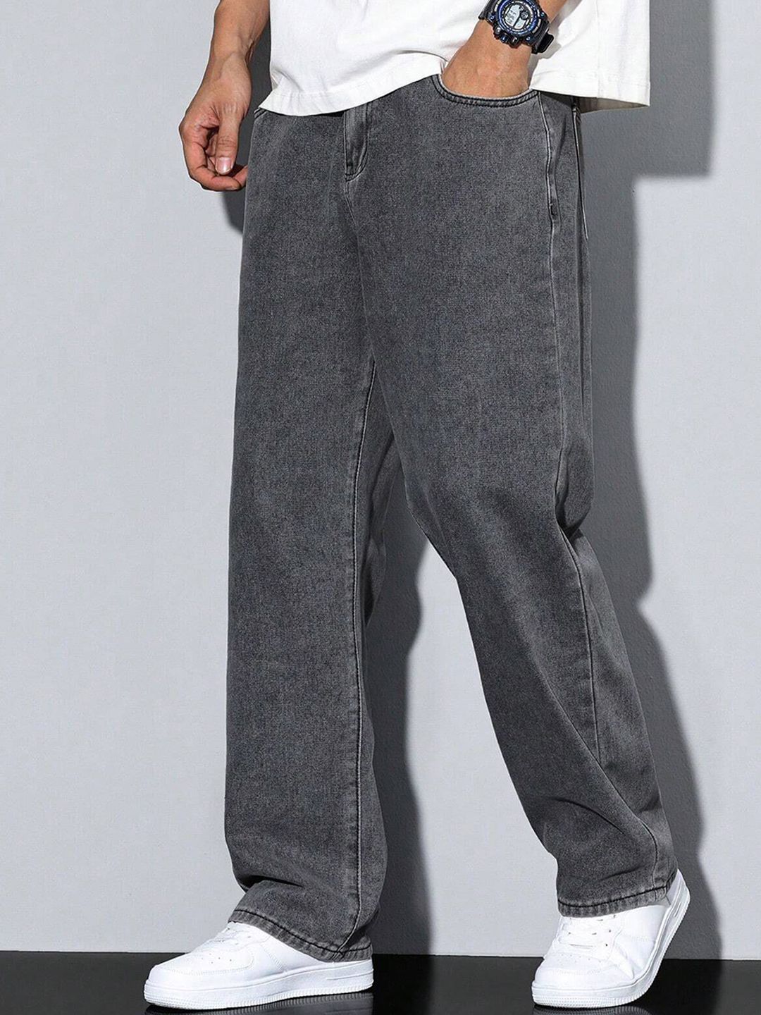 Kotty Men Regular Fit Low-Rise Stretchable Jeans