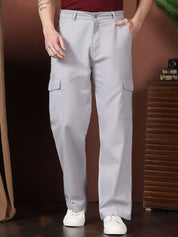 Kotty Men Relaxed Easy Wash Cargos Trousers
