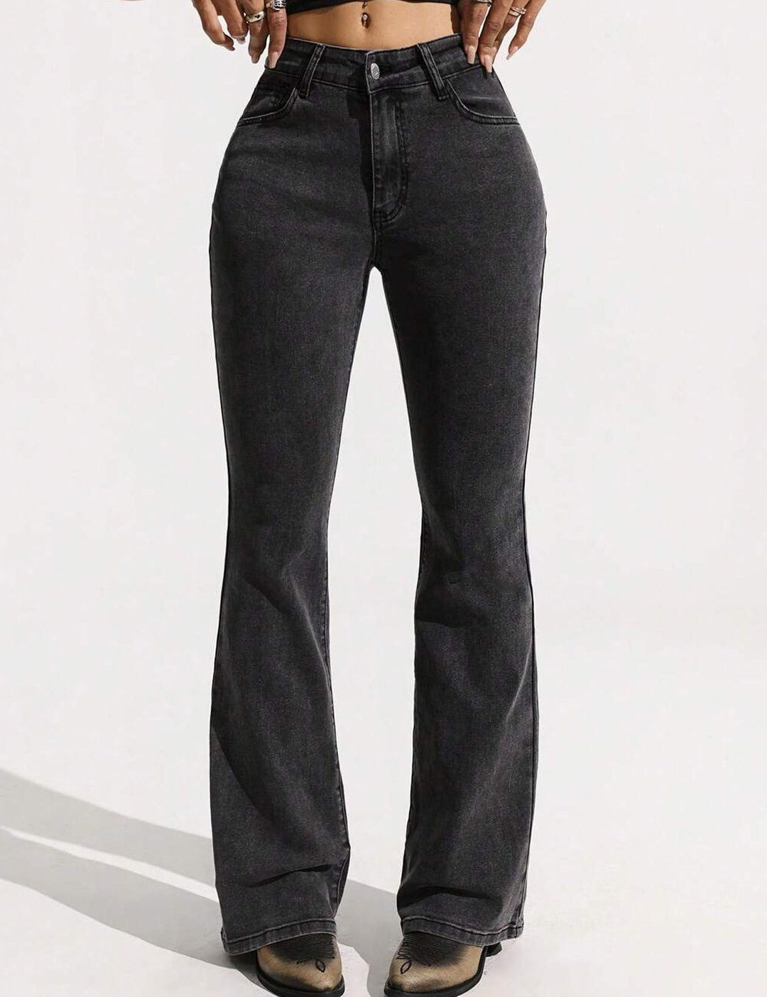 Kotty Women Jean Bootcut High-Rise Stretchable Jeans