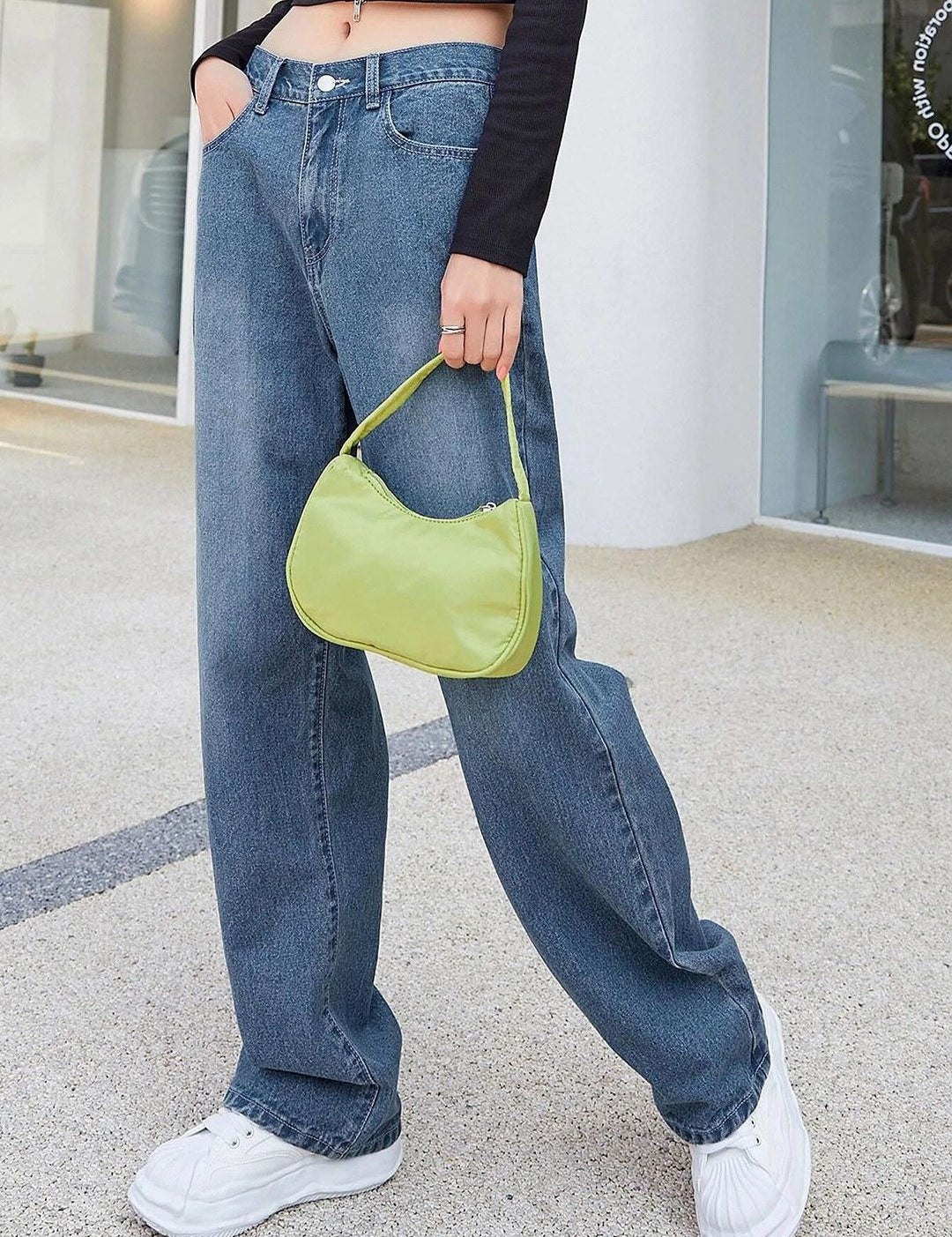 Kotty Women Cotton Relaxed Fit High-Rise Stretchable Jeans