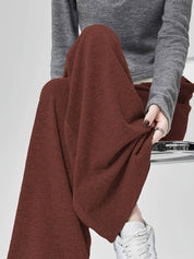 Kotty Women Relaxed Straight Leg High-Rise Trousers