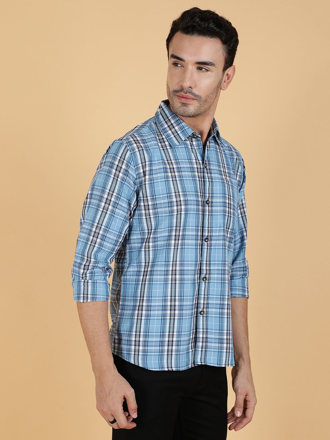 Kotty Men Relaxed Spread Collar Graphic Printed Casual Shirt