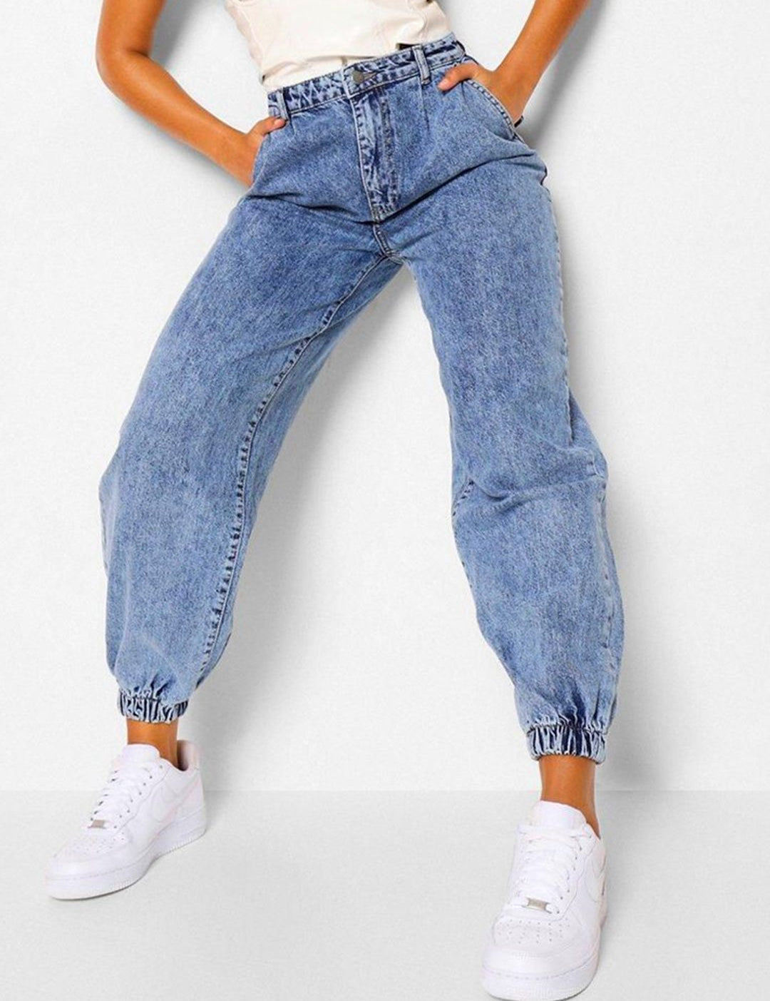 Kotty Women Jean Jogger High-Rise Stretchable Jeans