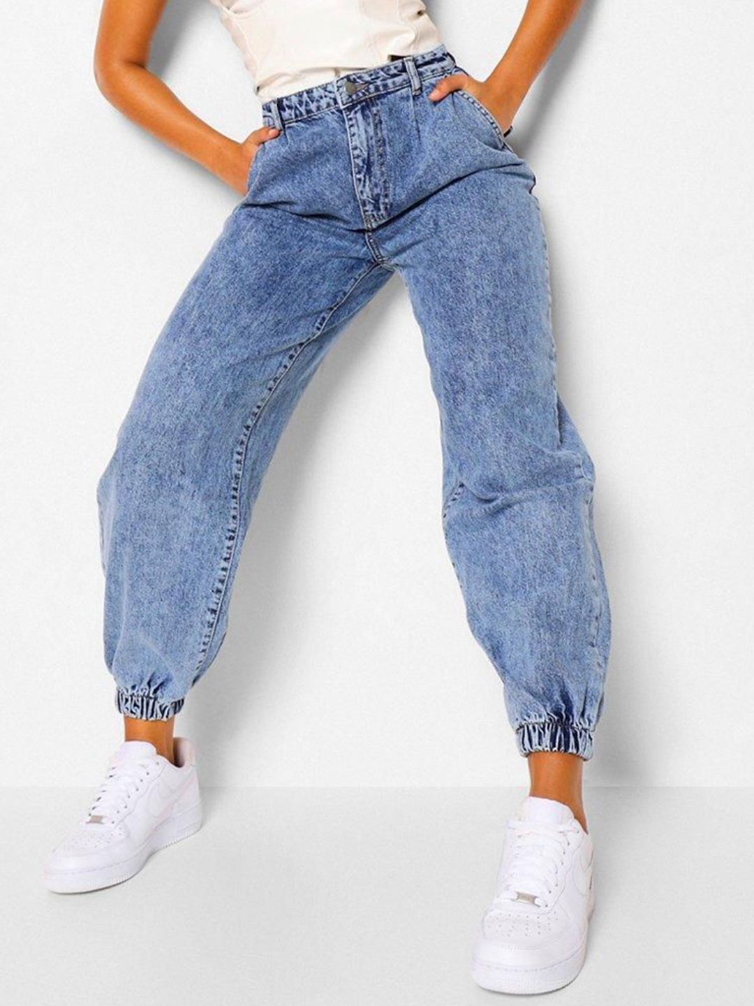 Kotty Women Jean Jogger High-Rise Stretchable Jeans