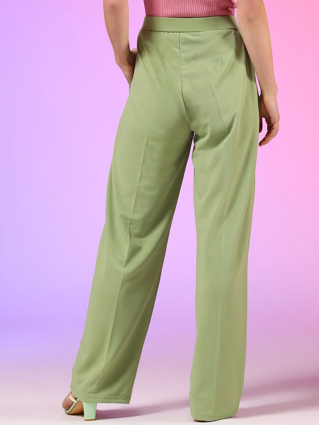 Kotty Women Classic High-Rise Pleated Trousers