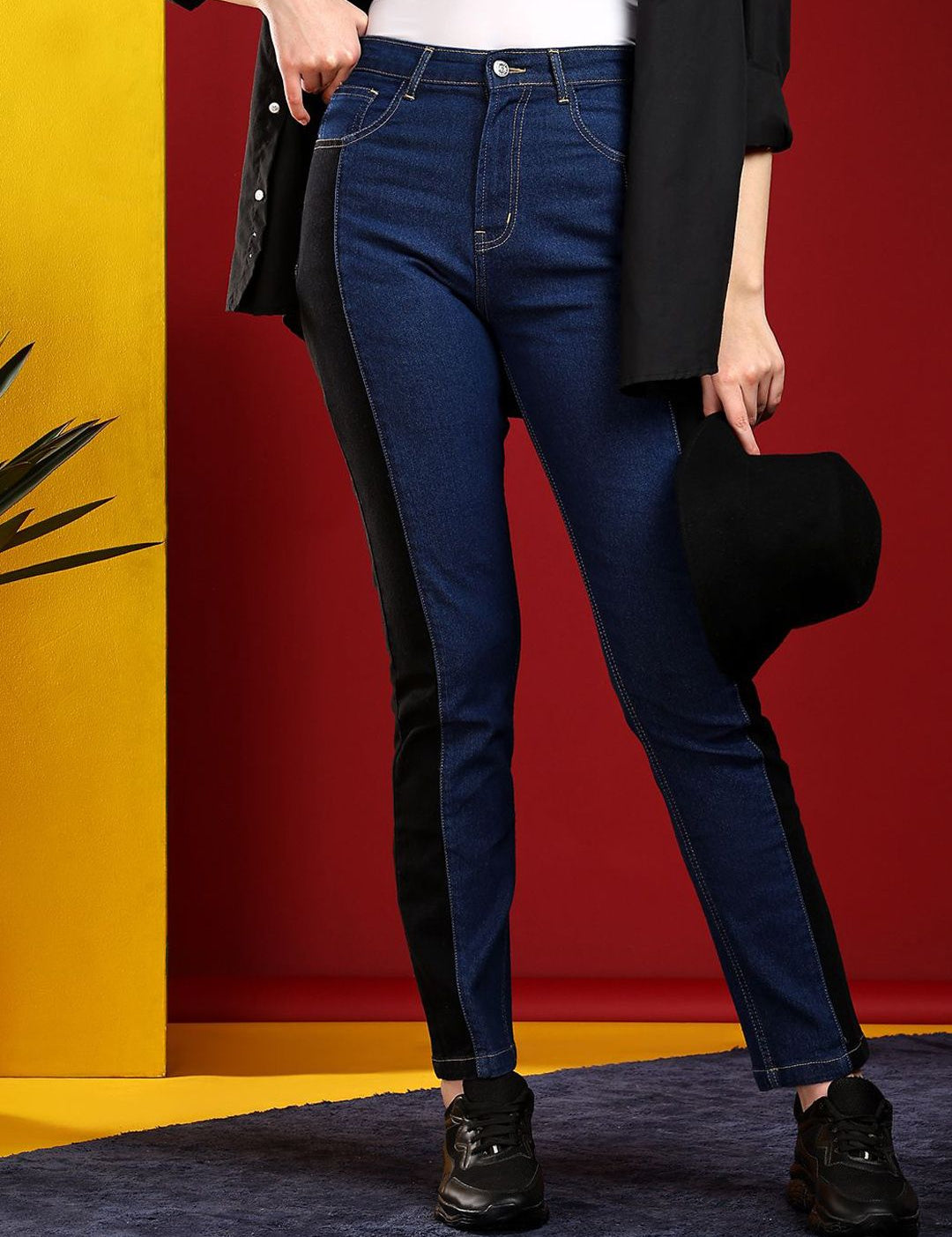 Kotty Women Jean Skinny Fit High-Rise Stretchable Jeans