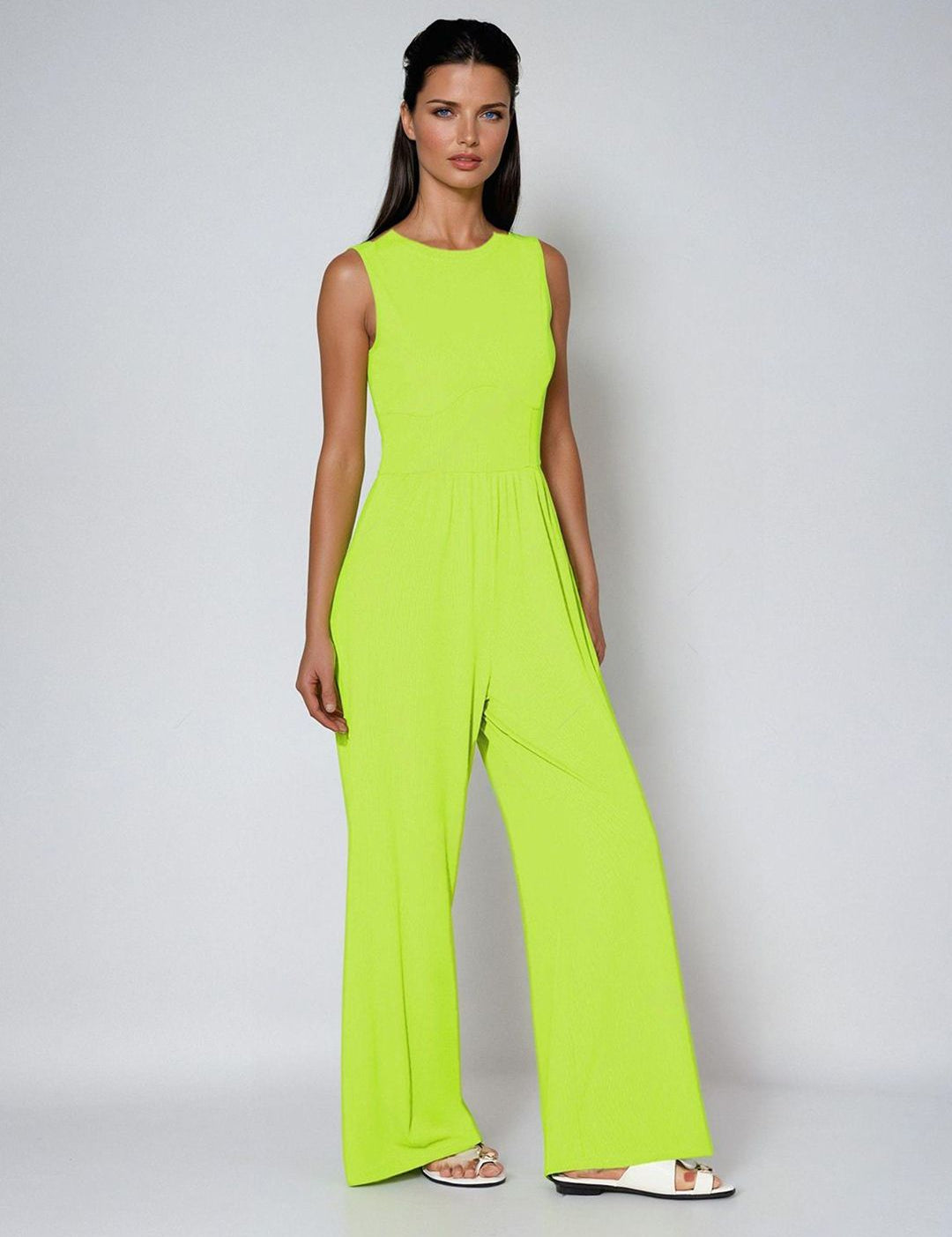 Kotty Women Sleeveless Basic Jumpsuit