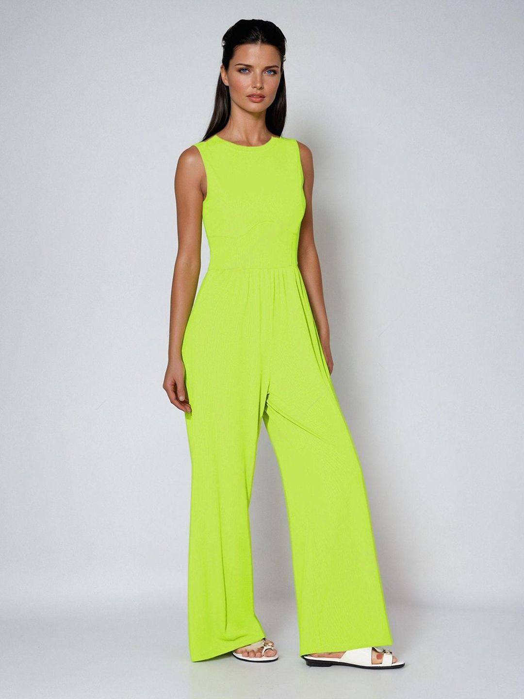 Kotty Women Sleeveless Basic Jumpsuit