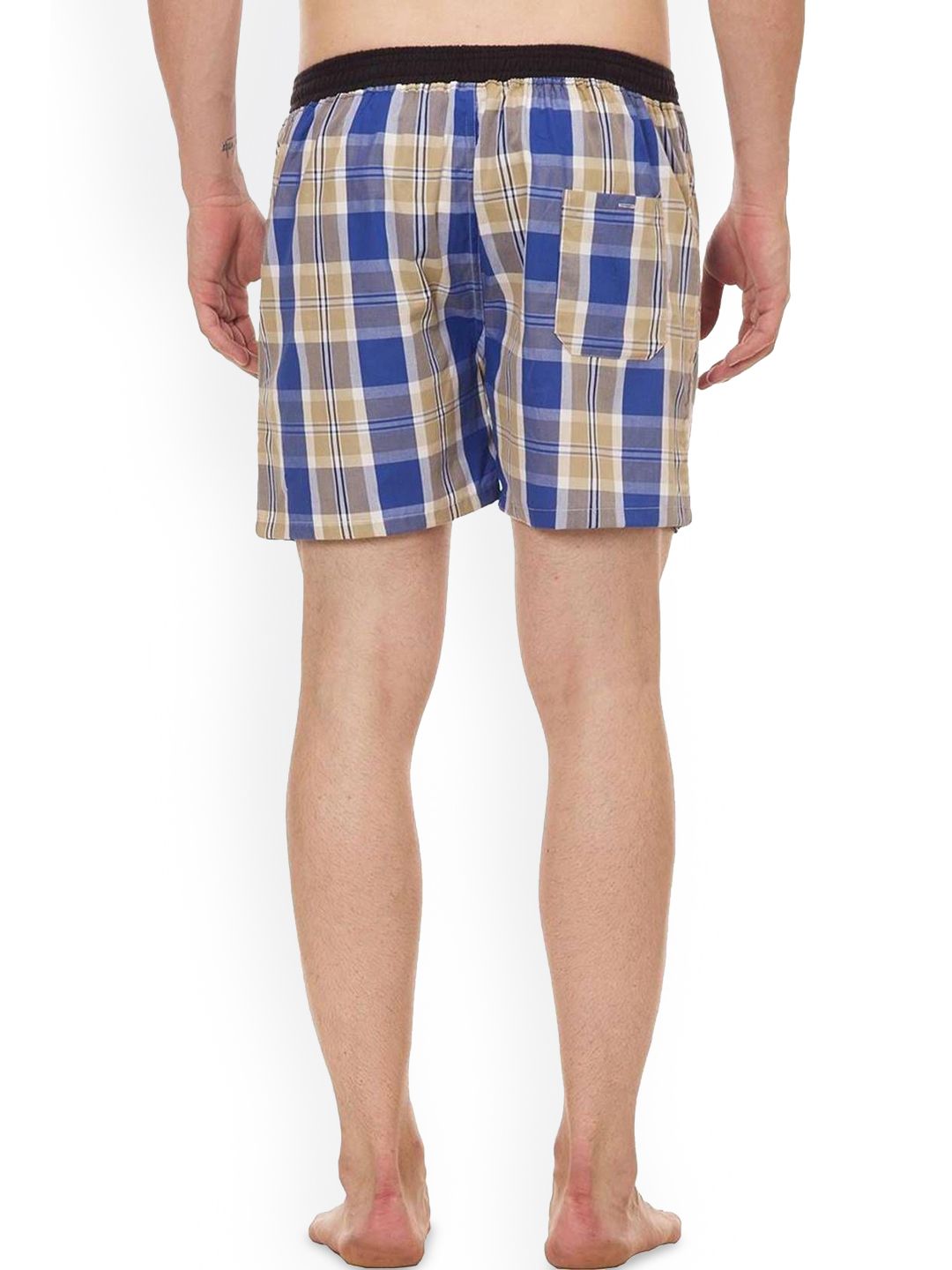 Kotty Men Checked Mid-Rise Boxer KTTNEWBOXER20S